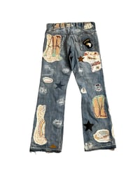 Image 2 of SINS DESSERT PATCHWORK DENIM