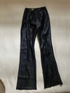 early 1970s black metallic western trousers