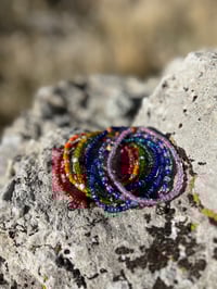 Image 2 of Seed Bead Peace Bracelets 