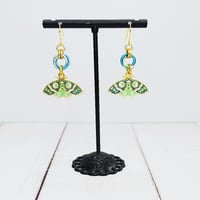 Image 5 of Moth Moebius Earrings 