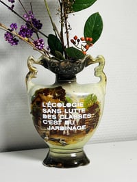 Image 1 of Vase en céramique avec un slogan
