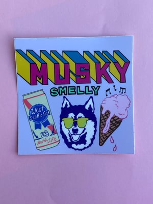 Image of Musky Smelly LIMITED RUN stickers