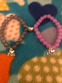 Image 2 of I 🫶🏾 Jesus bracelets