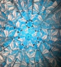 Image 5 of 🌟 Diamond Oil Wand Kaleidoscope– blue- 4-Mirror Sparkle Show 🌈