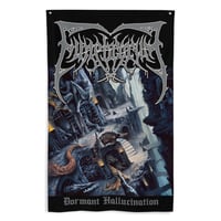 FUNEBRARUM - "Dormant Hallucination" 34x56 Textile Flag