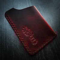Image 1 of 107 CARD HOLDER - BORDEAUX