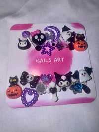 Kuromi Halloween diy charms 