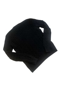 Image 2 of Navy Cable Knit Sweater - Polo Ralph Lauren