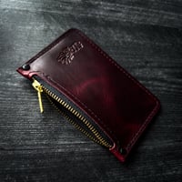 Image 1 of MINI ZIPPER POUCH - BORDEAUX