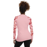 Image 4 of Women's Pink Rash Guard