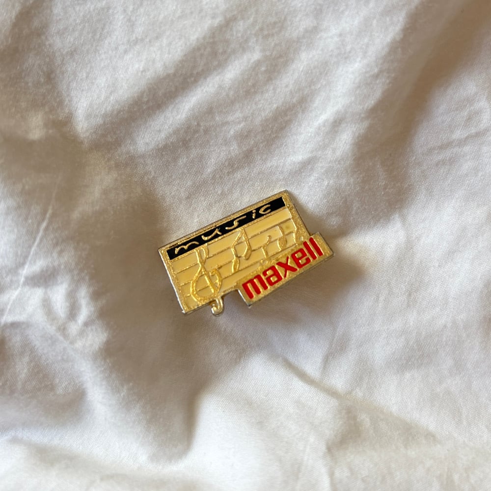 Image of Maxell Music Pin