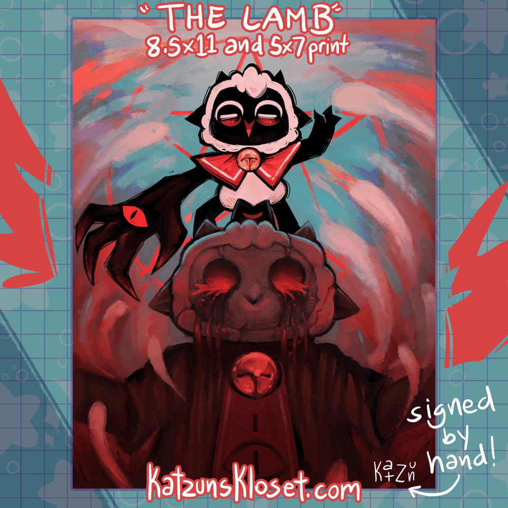 Image of “The Lamb” 8.5x11 and 5x7 Print