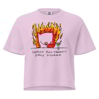 Image 1 of Women’s heavyweight boxy tee CPTSD