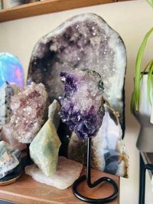 Image of Amethst on a stand