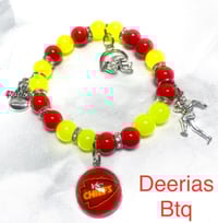 Image 1 of KS Chiefs charm bracelet