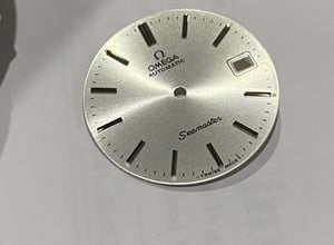 Image of Beautiful Silver,Dark Grey,Blue dial for omega seamaster gents watch,NEW,for cal 1010,1012,etc
