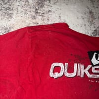 Image 5 of (S) y2k red quiksilver t-shirt