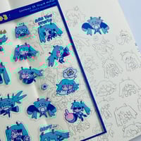 Image 2 of MIKULINGS STICKER SHEET