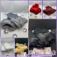 Image 1 of Fingerless Faux Fur Gloves 