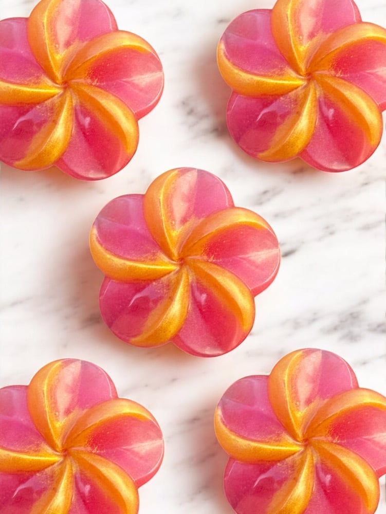 Image of Pink Plumeria Bar Soap