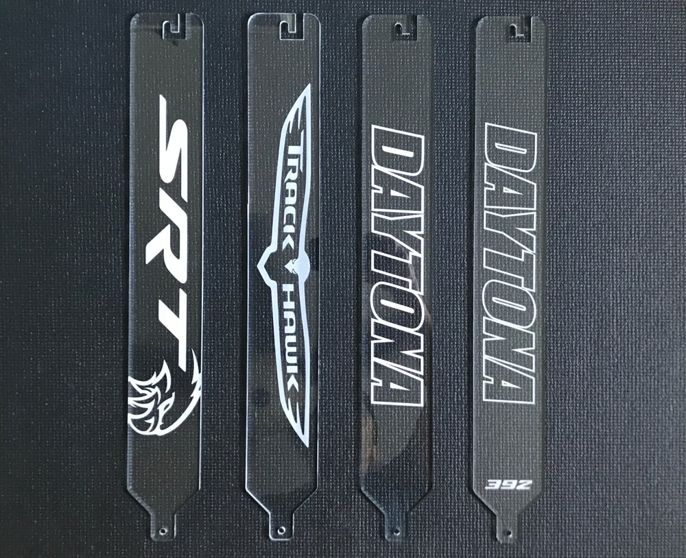 In-Stock Etched Mopar Hood Props