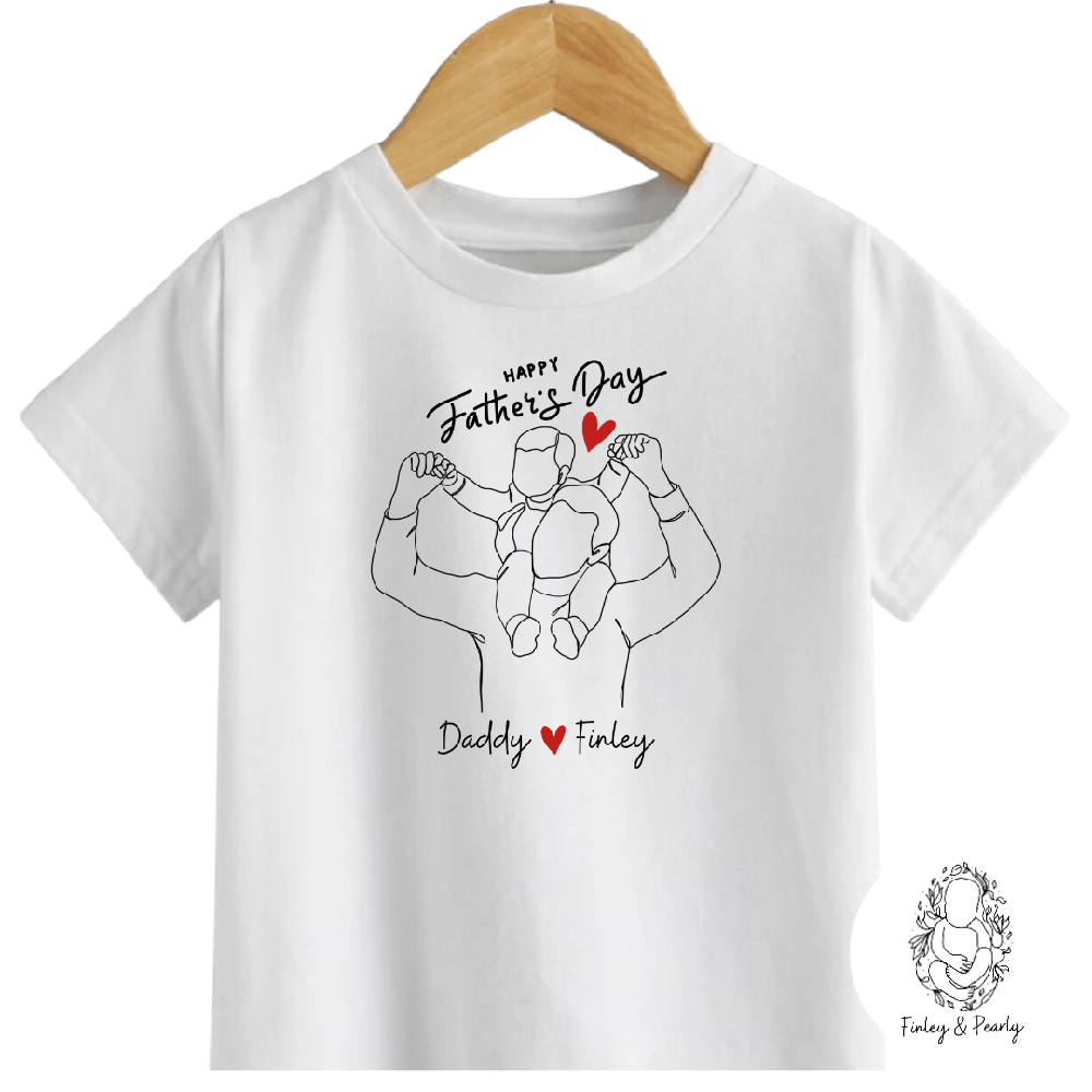 T-SHIRT: Happy Father's Day Personalised