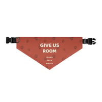 Image 1 of Give Us Room Dog Bandana | Red
