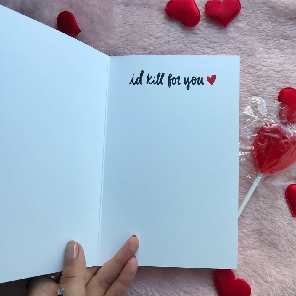 Image of Freddy Valentine’s Day card 🖤