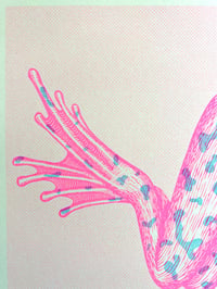 Image 3 of Ribbit For Her Pleasure - Riso Print