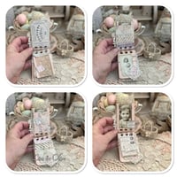 Image 16 of A Petite snippet sample french lace book in a tiny tin.