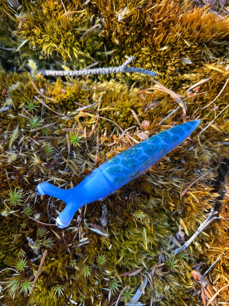 Image of Blue Sparkle Boro Slug