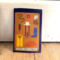 Image 4 of TAROT SAYS COWGIRL ARTWORK
