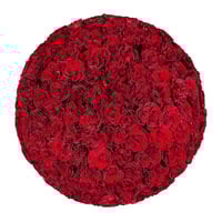 Image 5 of 100 Count Roses w/ Glass Vase