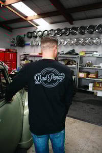 Image 2 of RUN OUT SALE  O.G Black Crew with charcoal logo