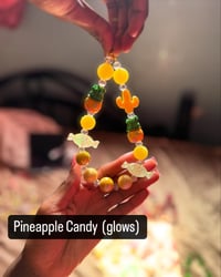 Image 2 of Phone Chains (16mm/20mm beads) - Yellow (Glow in the Dark)