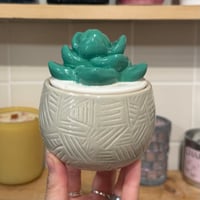 Image 1 of white sage scented candle