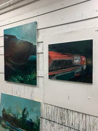 Image 5 of Painting / maleri / "Fragmenter af drømme II" / 80x100 cm