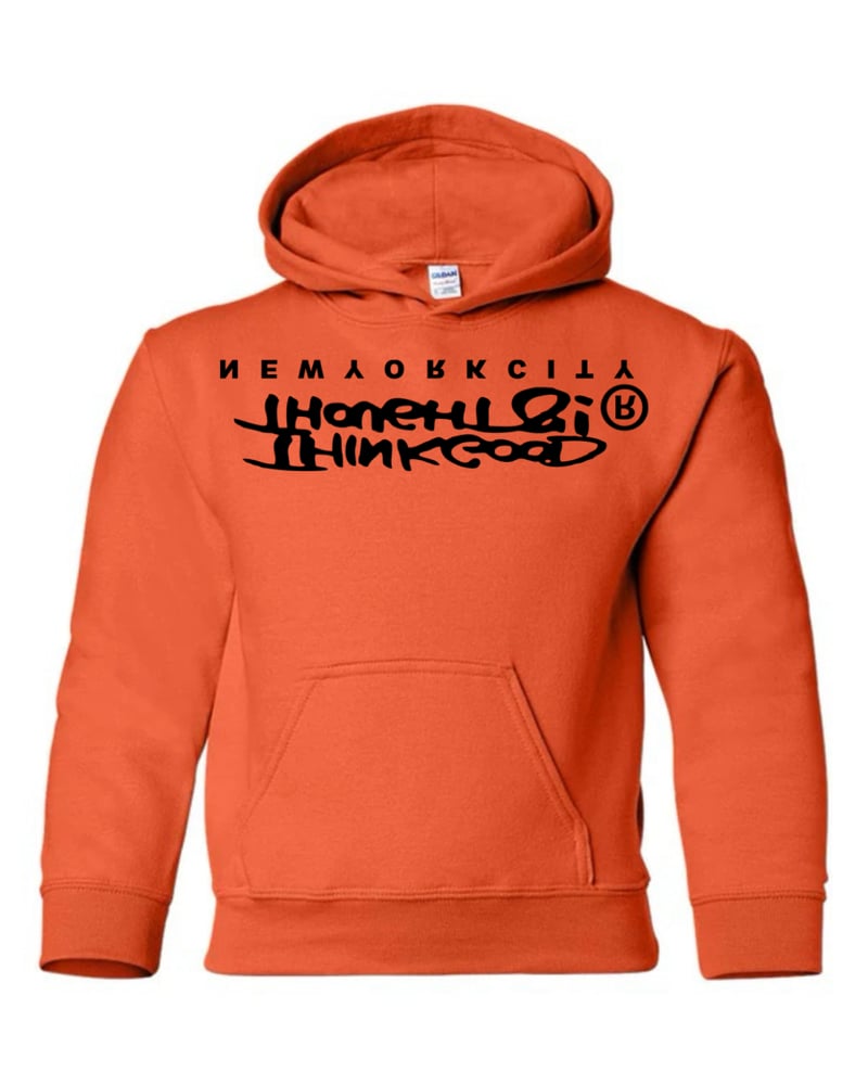 Image of Upside Down Original Logo Hoodie - Orange