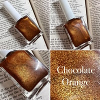 Image 1 of Chocolate Orange - Metallic Shimmer Nail Polish