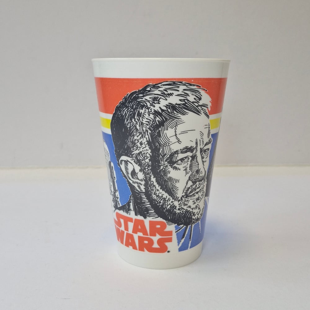 Image of 1979 Vintage Star Wars Coca-Cola Cup Obi-Wan Kenobi - Unused