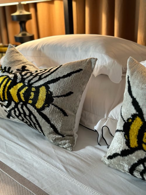 Image of Velvet Bee Cushion II 