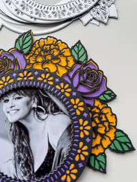 Image 2 of Floral Frame Metal Diecut 