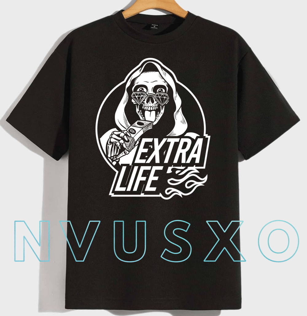 Image of EXTRA LIFE - B&W T-shirt 