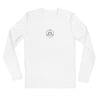 Long Sleeve Fitted Crew - White