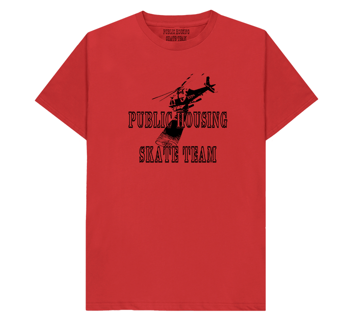 Image of RED HELICOPTER T-SHIRT