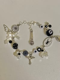 Image 3 of matching black and white rockstar bracelet