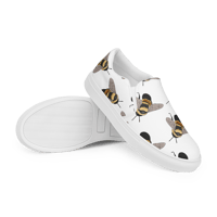 Image 2 of Women’s rusty patched bumble bee slip-on canvas shoes