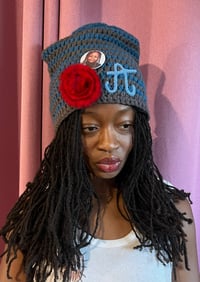 Image 2 of  BB NES BEANIEs 🫂🧢 BLACK / GREY / TURQUOISE 