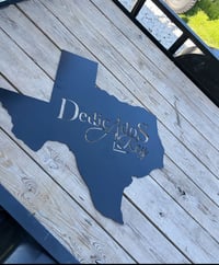 Image 3 of Custom Texas Sign, Last Name Family 