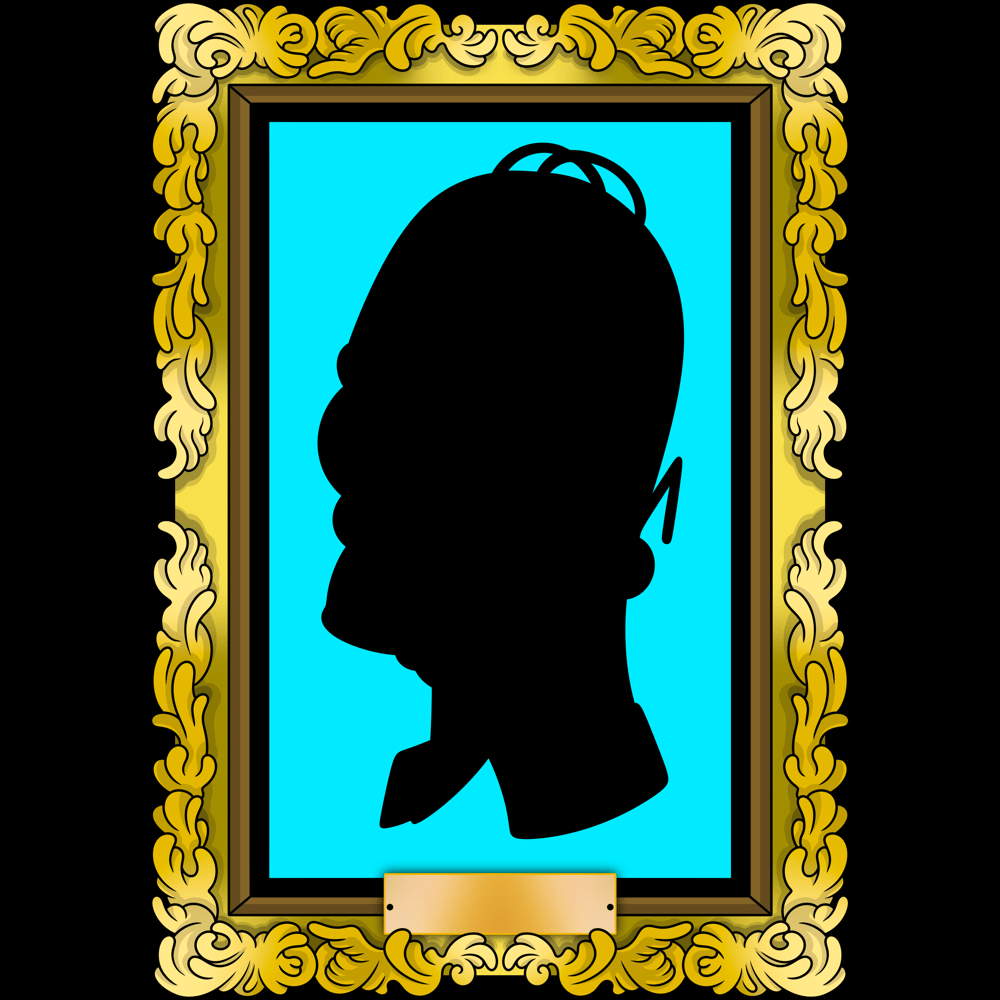 Custom Simpsonised portrait digital file only